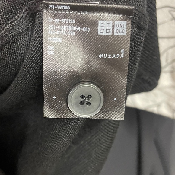 Uniqlo Black Women's Cardigan Sweater - Picture 5 of 6
